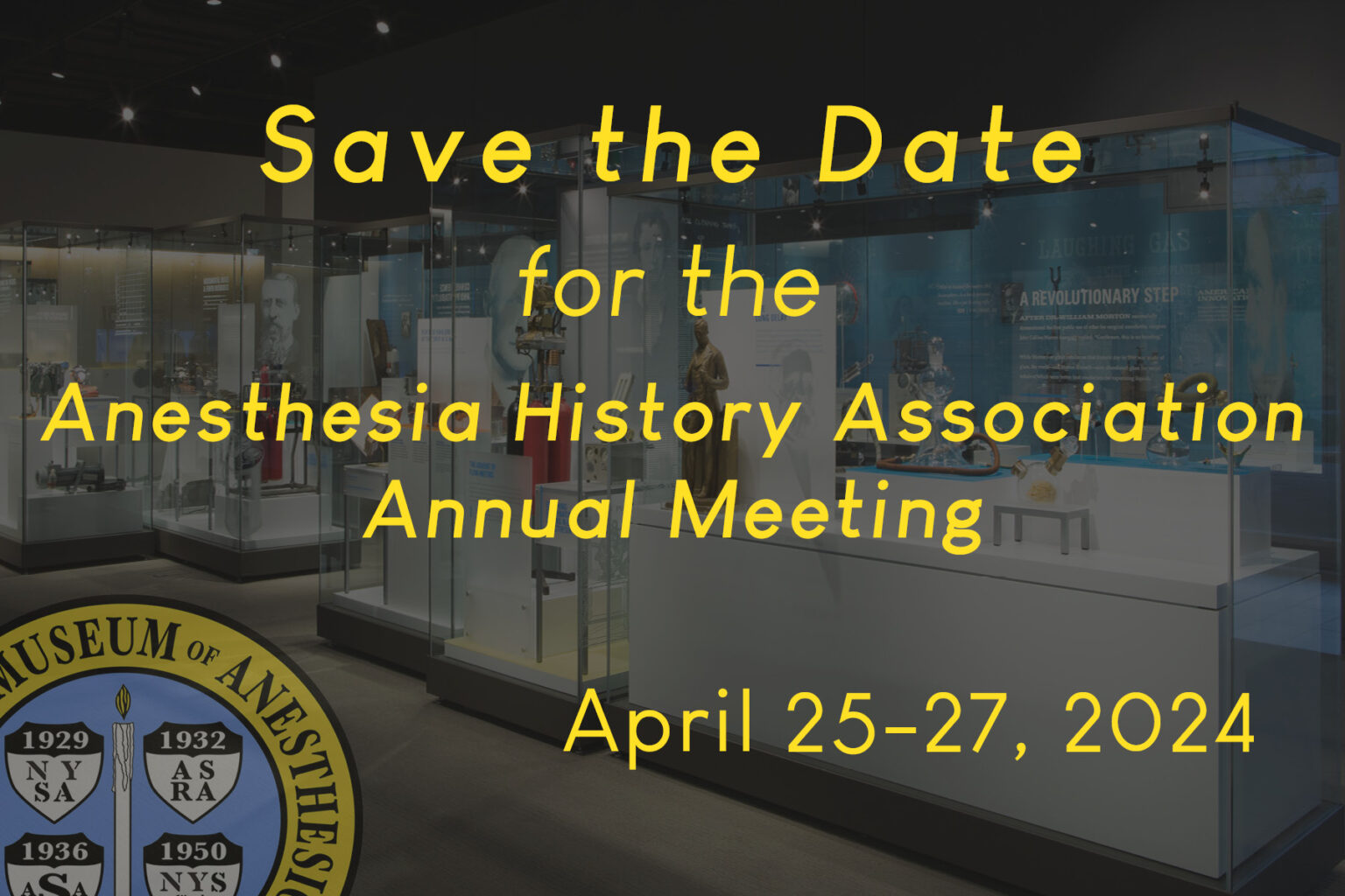 2025 Anesthesia History Association Annual Meeting Wood Library