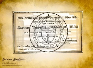 Erdmann Certificate