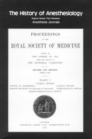 The History of Anesthesiology Reprint Series: Part 19 - Anesthesia Journals