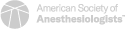 Logo American Society of Anesthesiologists