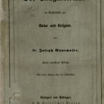 Image of Ennemoser J. Der Magnetismus im Verhältnisse zur Natur und Religion, 1853. - 1 of 1