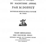 Image of Doppet A. Traité théorique et pratique du magnétisme animal, 1784. - 1 of 1