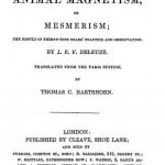 Image of Deleuze JPF. Practical instruction in animal magnetism, or mesmerism : the result of thirty-five years’ practice and observation, 1843. - 1 of 1