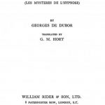 Image of Dubor GD. The mysteries of hypnosis (Les mystéres de l’hypnose); translated by G.M. Hort, 1922. - 1 of 1