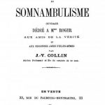 Image of Collin JV. Bienfaits du somnambulisme, 1868. - 1 of 1