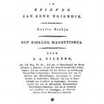 Image of Uilkens JA. Merkwaardige natuurverschijnselen in brieven aan eene vriendin: Eerste stukje het dierlijk magnetismus, 1815. - 1 of 1