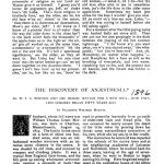 Image of Morton EW. The discovery of anaesthesia. : Dr. W.T.G. Morton and his heroic battle for a new idea : how painless surgery began fifty years ago, 1896. - 1 of 1