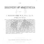 Image of Sims JM. History of the discovery of anæsthesia, 1879. - 1 of 1