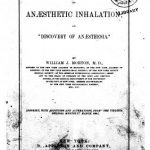 Image of Morton WJ. The invention of anæsthetic inhalation, or, Discovery of anæsthesia, 1880. - 1 of 1