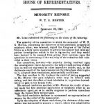 Image of United States Congress (30th Congress, 2nd Session). Report no. 114. House of Representatives. Minority report. W.T.G. Morton. February 28, 1849. - 1 of 1