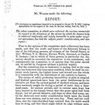 Image of United States Congress (32nd Congress, 2nd Session). In Senate of the United Senate [sic.]. [Report of J.P. Walker]. The select committee, to which were referred the various memorials in regard to the discovery of the means by which the human body is rendered uniformly and safely insensible to pain under surgical operations, has had the subject under consideration, and now report, 1853 - 1 of 1