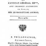 Image of Anonymous. Récit de l’avocat-général de *** aux chambres assemblées du public, sur le magnétisme animal, 1785. - 1 of 1