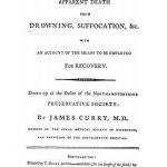 Image of Curry J. Popular observations on apparent death from drowning, suffocation, &c. : with an account of the means to be employed for recovery, 1792. - 1 of 1