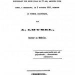 Image of Loysel A. Observation: concernant une jeune fille de 17 ans, amputee d’une jambe, a Cherbourg, le 2 Octobre 1845, pendant le sommeil magnetique. - 1 of 1