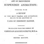 Image of Struve CA. A practical essay on the art of recovering suspended animation : together with a review of the most proper and effectual means to be adopted in cases of imminent danger, 1802. - 1 of 1