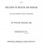 Image of Neilson W. Mesmerism in its relation to health and disease, and the present state of medicine, 1855. - 1 of 1