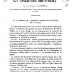 Image of Campbell CJ. Mémoire sur l’anesthésie obstétrical. - 1 of 1