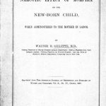 Image of Gillette WR. The narcotic effect of morphia on the new-born child, when administered to the mother in labor, 1877. - 1 of 1