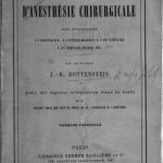 Image of Rottenstein JB. Traité théorique et pratique d’anestyhésie chirurgicale avec applications a l’obstétrique, a l’ophthalmologie, a l’art dentaire, a la médecine légale, etc, 1879. - 1 of 1