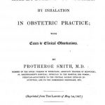 Image of Smith P. On the employment of ether by inhalation in obstetric practice, with cases and clinical observations, 1847. - 1 of 1