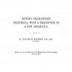 Image of Boothby WM. Nitrous oxide-oxygen anesthesia, with a description of a new apparatus, 1911. - 1 of 1