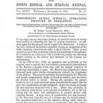 Image of Bigelow HJ. Insensibility during surgical operations produced by inhalation, 1846. - 1 of 1