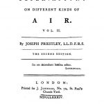 Image of Priestley J. Experiments and observations on different kinds of air : vol. II, 1784. - 1 of 1