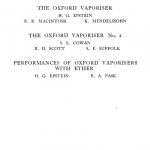 Image of Macintosh RR, Mendelssohn K, Epstein HG. The Oxford Vaporiser, 1942. - 1 of 1