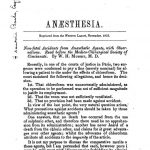 Image of Mussey WH. Anaesthesia : non-fatal accidents from anaesthetic agents, with observations ; Tracheotomy for foreign body, 1853. - 1 of 1