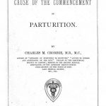 Image of Crombie CM. The cause of the commencement of parturition, 1875. - 1 of 1