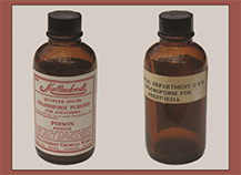 US Navy Chloroform Bottle